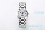 Replica Longines PrimaLuna Watch Swiss Quartz White Dial With Diamond Markers